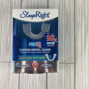 SleepRight ProRx Custom-Fit Nighttime Dental Guard Factory Sealed Sleep Right